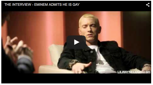 The future of LGBTQ Rights is bleak: Eminem is gay?